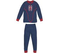 Pigiama Spiderman in caldo cotone da 3 a 10 anni Inverno