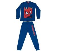 Pigiama Spiderman Marvel Maniche Lunghe Blu