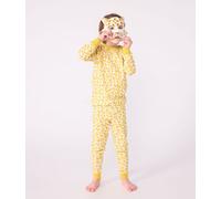 Pigiama travestimento bambino in cotone con leopardo stampato bianco MARSHMALLOW,bianco MULTICO 104cm