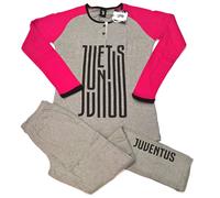 Pigiama Tuta Interlock Cotone Caldo Amarena Juventus 2019/20 Intimo Donna