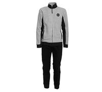 Pigiama Tuta Uomo Pull Zip in Pile Navigare Art. 140968 (48/M, Grigio)