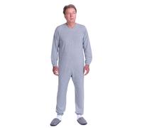 Pigiama Tutone Sanitario "Serenità" manica lunga 1 zip dietro schiena estivo