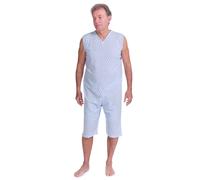 Pigiama Tutone Sanitario Smanicato Pantalone Corto 1 Cerniera/Zip estivo 9008/7