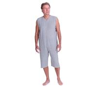 Pigiama Tutone Sanitario Smanicato Pantalone Corto 1 Cerniera/Zip estivo 9008/7