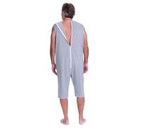 Pigiama Tutone Sanitario Smanicato Pantalone Corto 2 Cerniere/Zip estivo 9008/8