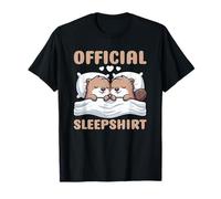 Pigiama Ufficiale Beaver Nightwear Lazy Napper Sleep Maglietta