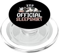 Pigiama ufficiale con mucca che dorme animali sarcastici PopSockets PopGrip per MagSafe