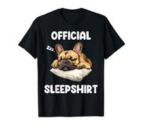 Pigiama Ufficiale French Bulldog Sleepshirt Frenchie Dog Lover Maglietta