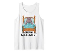 Pigiama Ufficiale Ippopotamo Carino Pigiama Camicia da Notte Canotta