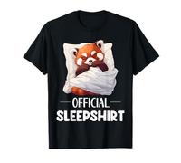 Pigiama ufficiale per gli amanti degli animali panda che dorme Maglietta