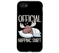 Pigiama ufficiale Sleepshirt Alce Lazy Sleeper Pisolino Design Custodia per iPhone SE (2020) / 7/8