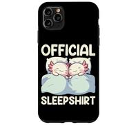 Pigiama ufficiale Sleepshirt Axolotl con animali che dormono Custodia per iPhone 11 Pro Max