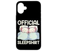 Pigiama ufficiale Sleepshirt Axolotl con animali che dormono Custodia per iPhone 16 Plus