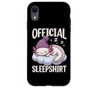 Pigiama ufficiale Sleepshirt Axolotl con animali che dormono Custodia per iPhone XR