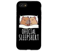 Pigiama ufficiale Sleepshirt Capybara Lazy Animals Sleep Custodia per iPhone SE (2020) / 7/8