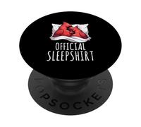 Pigiama ufficiale Sleepshirt Cardinal Lazy Napper Sleep PopSockets PopGrip Adesivo