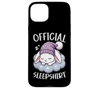 Pigiama ufficiale Sleepshirt coniglio pigro dormiente pisolino umorismo Custodia per iPhone 15 Plus