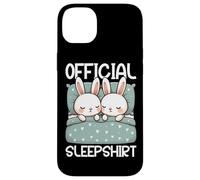 Pigiama ufficiale Sleepshirt coniglio sonno divertente andare a letto Custodia per iPhone 14 Plus
