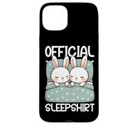 Pigiama ufficiale Sleepshirt coniglio sonno divertente andare a letto Custodia per iPhone 15 Plus