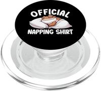 Pigiama ufficiale Sleepshirt rospo che dorme umorismo animale PopSockets PopGrip per MagSafe