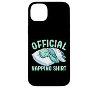Pigiama ufficiale Sleepshirt tartaruga marina pigro divertimento andare a letto Custodia per iPhone 14 Plus