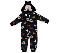 Pigiama un pezzo con cappuccio ufficiale Disney Mickey bambino ragazzo 3443