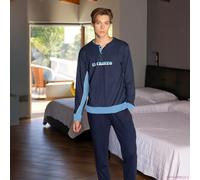 Pigiama uomo 100% cotone jersey scollo serafino El Charro ELP/03