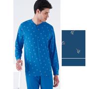 Pigiama uomo a manica lunga in jersey di cotone Karelpiu' KC8232