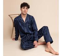 Pigiama uomo Admas 55312 aperto raso blu