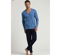 Pigiama uomo aperto caldocotone interlock Il Granchio GP2051/A