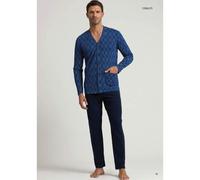 Pigiama uomo aperto caldocotone interlock Il Granchio GP2058/A