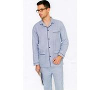 Pigiama uomo aperto in flanella leggera Diplomat WO607