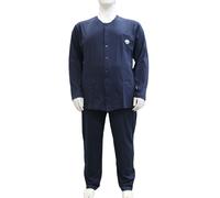 pigiama uomo aperto TAGLIE FORTI cotone leggero completo da 2XL a 10XL 20Nodi