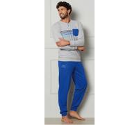 PIGIAMA UOMO CALIBRATO COMPLETO CASA COTONE MANICA E PANTALONE LUNGO KAPPA