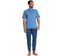 Pigiama Uomo Calibrato in Cotone Taglie MAXI 3 Pezzi KAREL Mezza manica 2181