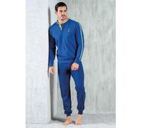 Pigiama uomo calibrato in jersey di cotone manica lunga Navigare 141800C