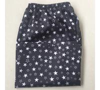 Pigiama uomo classico raso fondo seta pantaloncino da notte nero bianco