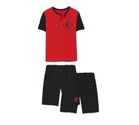 pigiama uomo corto mezza manica in cotone AC MILAN art. J20 2030 (rosso, L)
