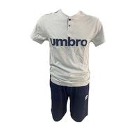 PIGIAMA UOMO CORTO MEZZA MANICA UMBRO IN COTONE Art. 10163