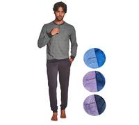 Pigiama uomo cotone 100% estivo primaverile lungo fantasia taglia 48 50 52 54 56