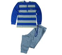 Pigiama uomo cotone leggero estivo primaverile lungo fantasia taglia M L XL XXL