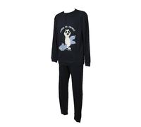 Pigiama uomo CRAZY FARM cotone interlock invernale manica lunga collo serafino a