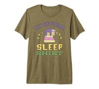 Pigiama Uomo Dormire Camicia da Notte Donna Bradipi Notte Maglietta Premium