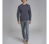 PIGIAMA UOMO GIOVANILE COTONE CALDO INTERLOCK SERAFINO CON POLSINI RAGNO