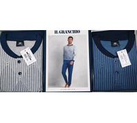 PIGIAMA UOMO IL GRANCHIO art. 2069 CALDO COTONE INVERNALE MANICA LUNGA SERAFINO