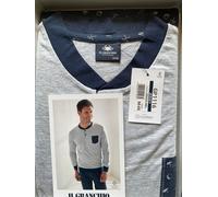 PIGIAMA UOMO IL GRANCHIO COTONE ESTIVO PRIMAVERILE MANICA LUNGA SERAFINO Moda