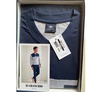 PIGIAMA UOMO IL GRANCHIO COTONE ESTIVO PRIMAVERILE MANICA LUNGA SERAFINO Moda