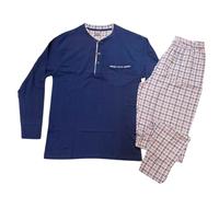 Pigiama uomo in cotone 100 % estivo primavera manica lunga pantalone lungo Vanuè