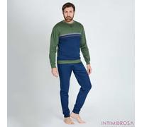 Pigiama uomo in interlock scollo serafino Nazareno Gabrielli U7003