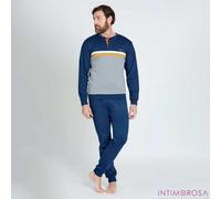 Pigiama uomo in interlock scollo serafino Nazareno Gabrielli U7003